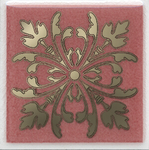 HGD/C252/5246 Декоративная вставка Клемансо Ins. Розовый 4.9x4.9