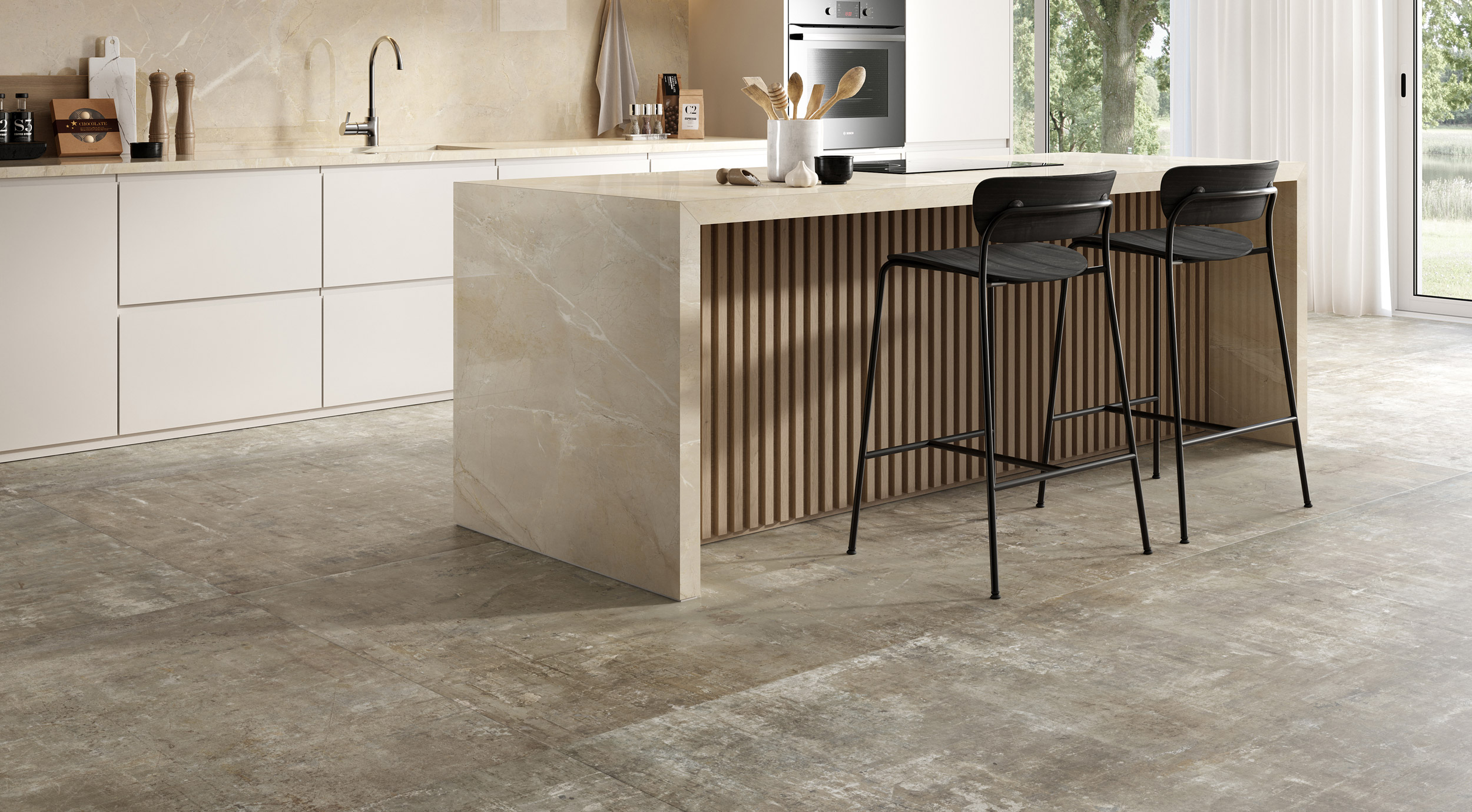 J87998  На пол Murales Ice Ret 80x80 - фото 10