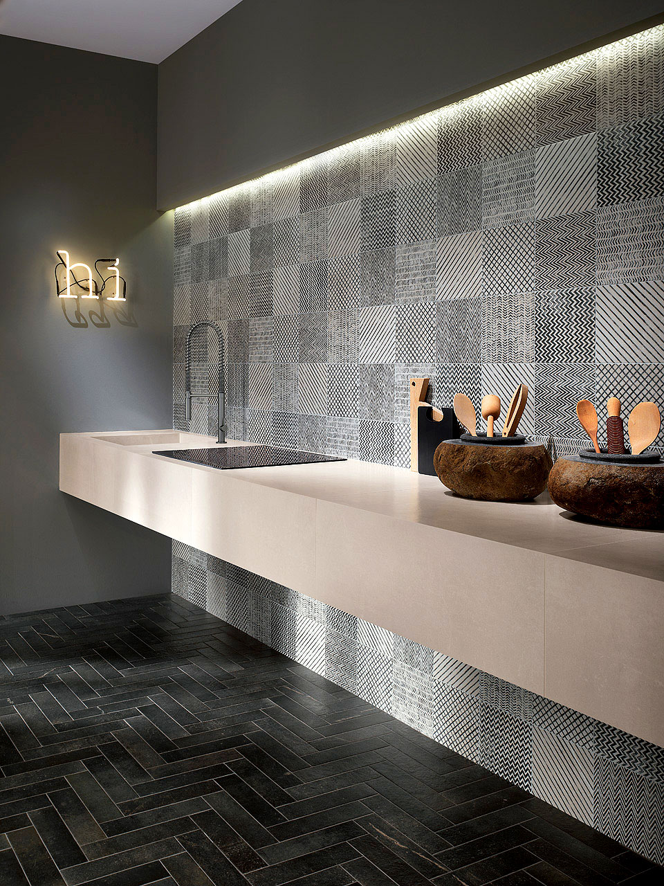 fMJ9 На стену Maku Grey Random Mosaico 30.5x30.5 - фото 30