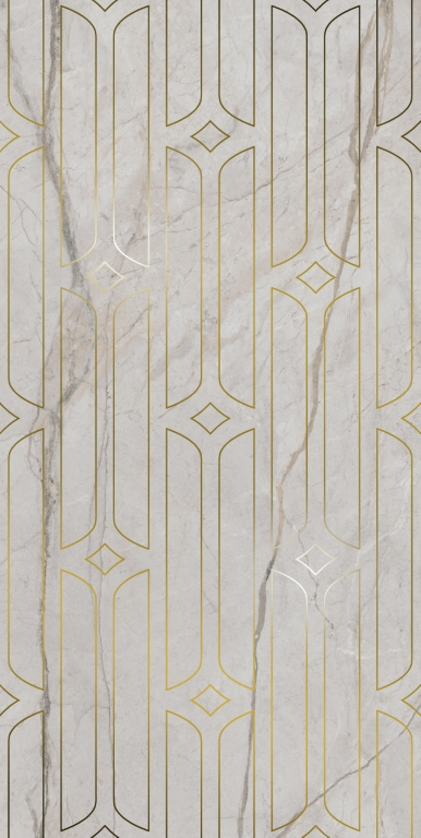 KMD3STA029BR Декор Ифран Серый светлый глянцевый обрезной 60x119.5x0.9 - фото 6