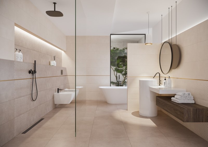 O-AGT-WTA522 На стену Arego Touch Светло-серая рельеф - фото 3