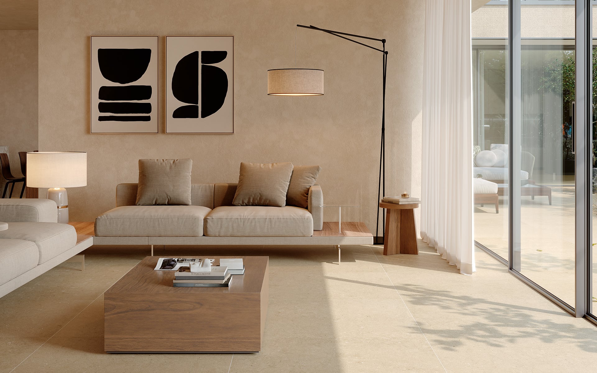 8929994 На пол Victorian Stone Moon Cream Natural Plus 120x60 - фото 19