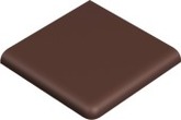 Ступень Метлахская плитка 1002B0BRU 2BR10 BROWN BRU 10x10