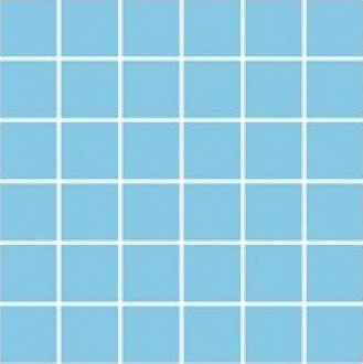 80061.3 На пол Porcelain Mosaic Light Blue Antislip 5x5 30x30