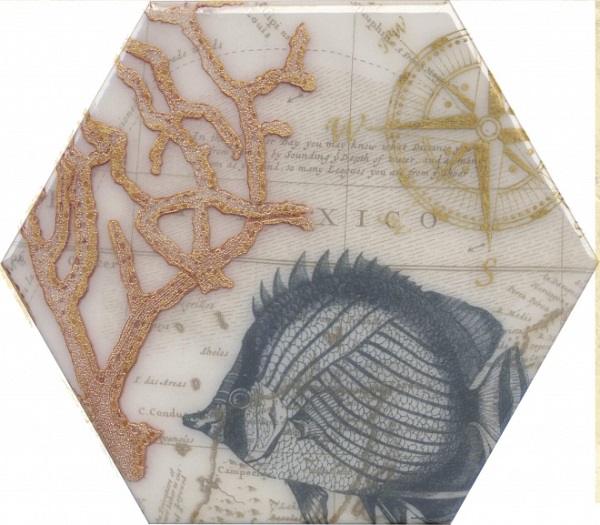 HGD/A337/24020 Декор Эль Салер Рыбка справа