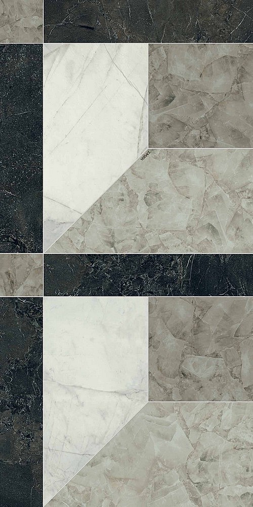 PF60014092 Декор Tarsia Prospect Nero Deco Lux 3D Rett 60x120 - фото 3