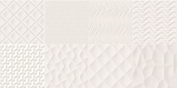 600010001990 Декор Genesis Плэй Уайт 15x15 Рет Натуральный