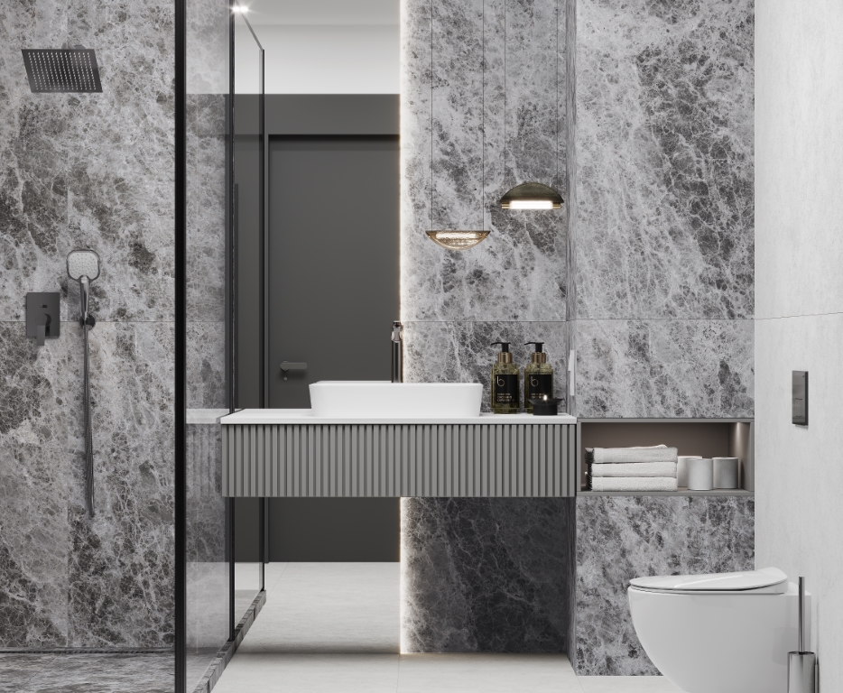 LP6012G0101R На пол Bohemian Grigio серый матовый карвинг 59.5х119.1 - фото 2