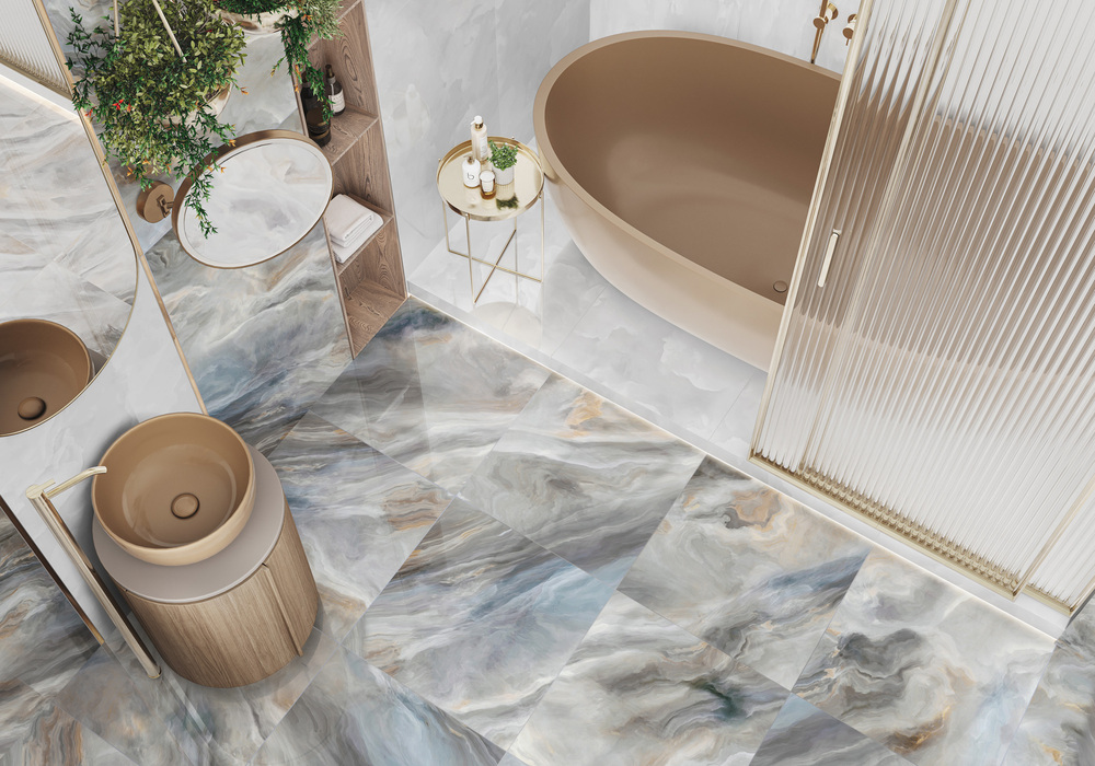 6060ILN18HG На пол Illusion Smoky High Gloss 60x60 - фото 28