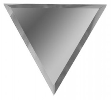 РЗС1-01(вн) Настенная Зеркальная плитка Зеркальная серебряная полуромб внутренний рзс1-01(вн) 20х17