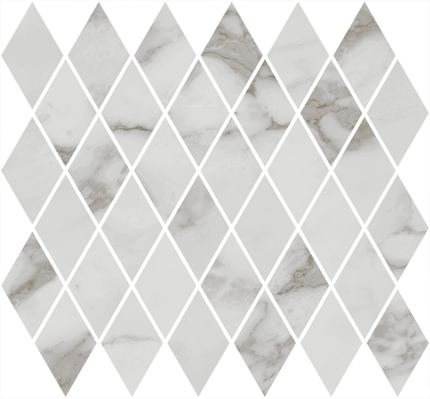 T054/48016 Декор Монте Тиберио Мозаичный бежевый светлый глянцевый 37.5x35x1 - фото 3