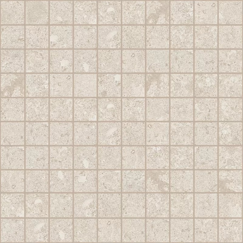 767031 Декор Elemental Stone White Limestone Mosaico Luc 3x3 30x30