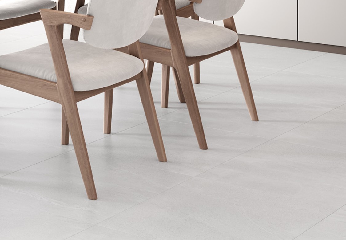 На пол Beton Majestic White Белый Матовый 60х60 - фото 12