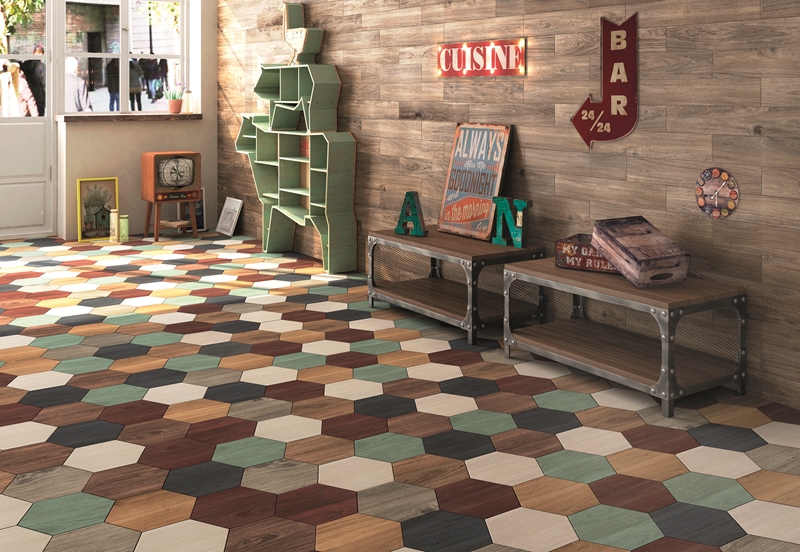 На пол Atlas Pav. Kaoba Hex. - фото 2