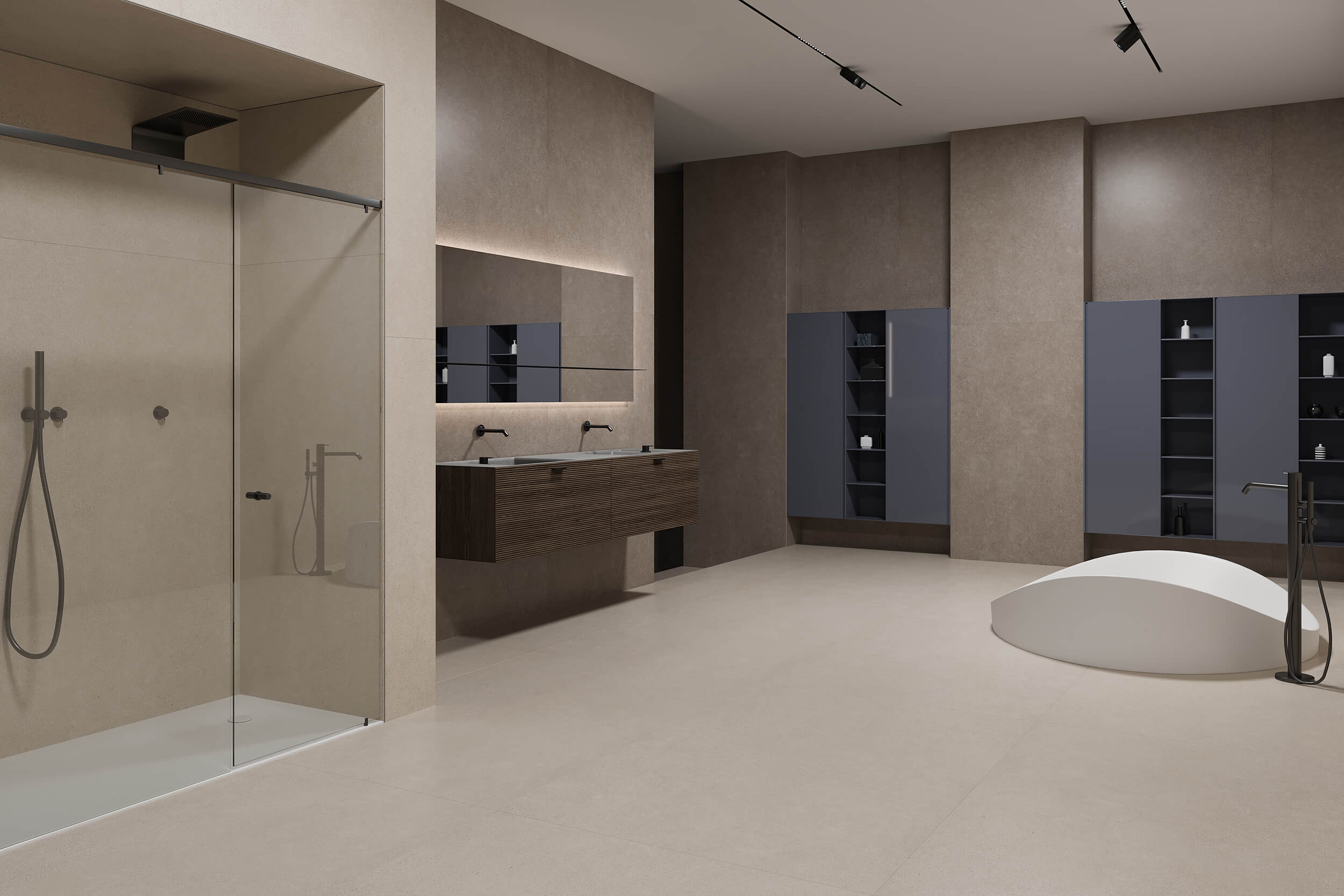 933  На пол Cement Flake Mud 180x120 - фото 15