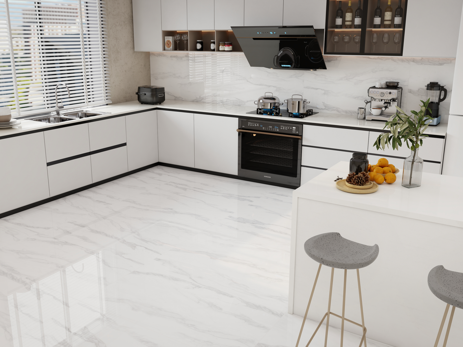 Ступень Saturio Glacier Ступень с насечками 60х30 - фото 2