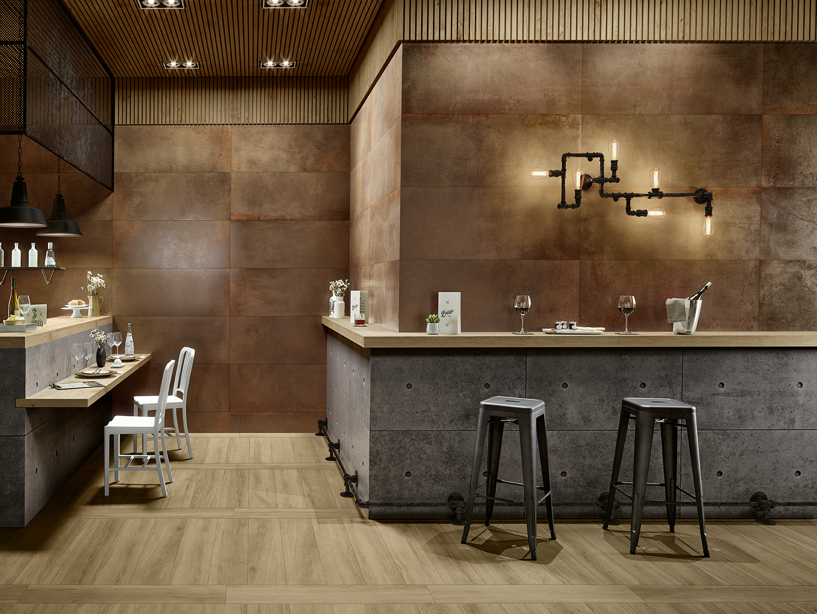 На пол Metallic Corten Matt Rett 60x60 - фото 2