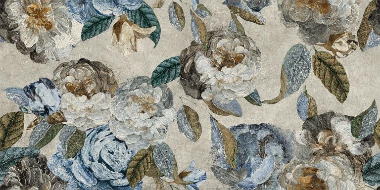 133481  На стену Alchymie Flowery Grey Nat Ret 60x120 - фото 4