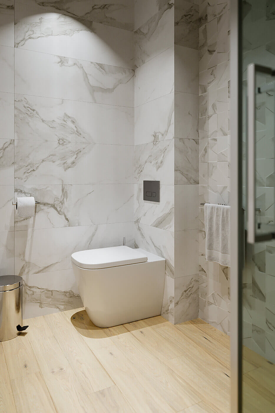 215 На стену Calacatta Art Silver Silver G3D - фото 9