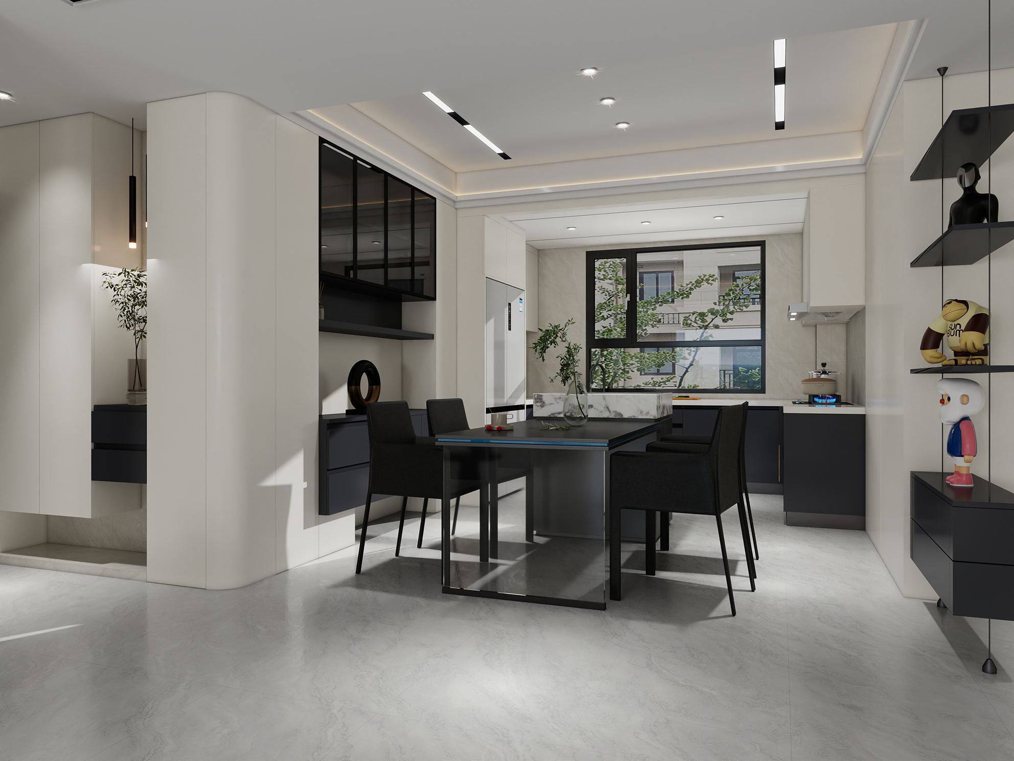 NTT9351SG На пол Riverstone Sandstone White Satin Glazed 60x120 - фото 8