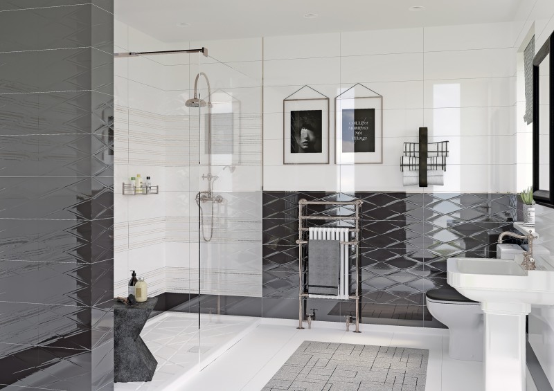 15950 Бордюр Metallic Спец. элемент Серебряный 75х0.5 глянцевый - фото 20