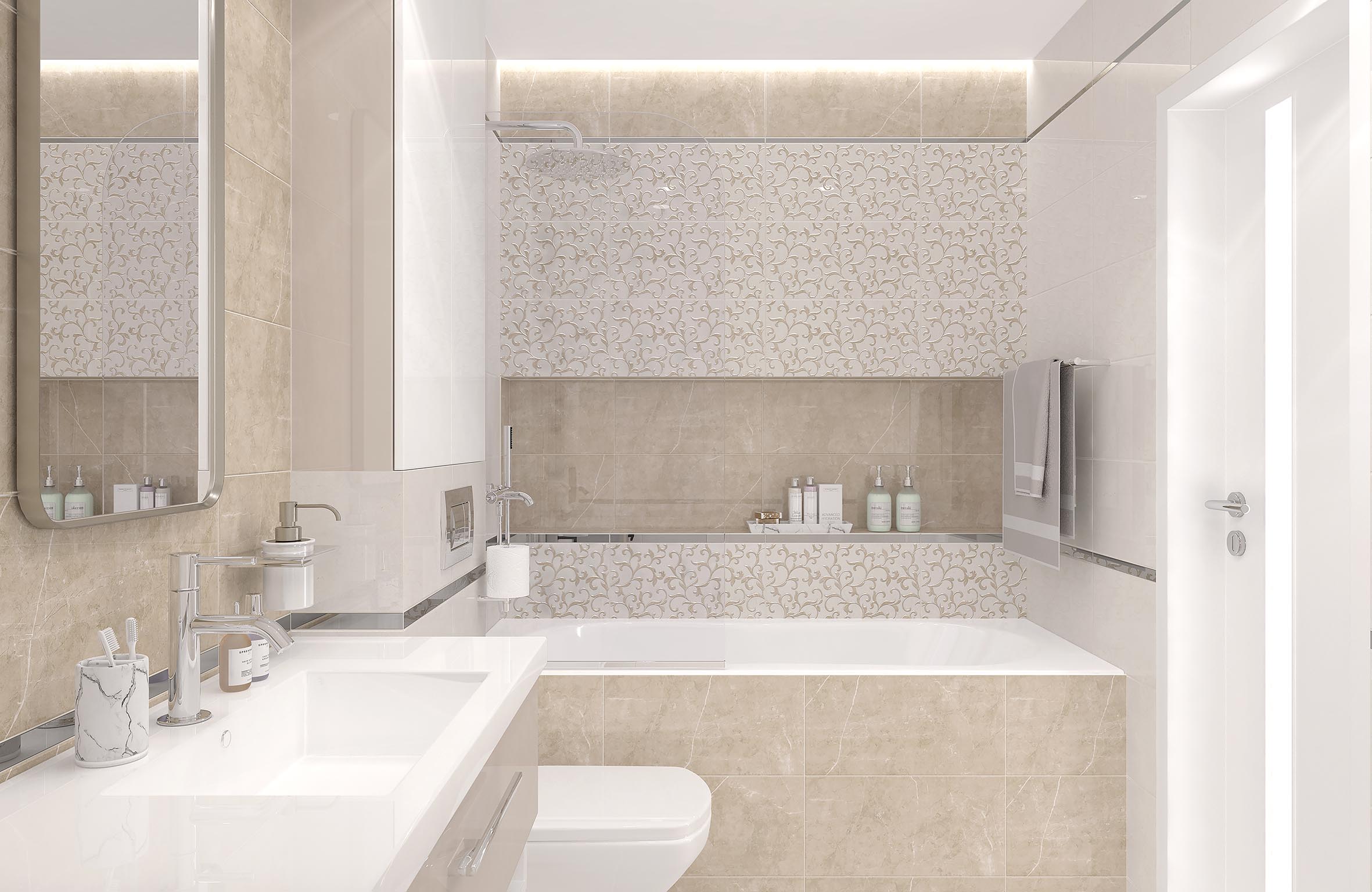 Декор Alvaro Бежевый - фото 4