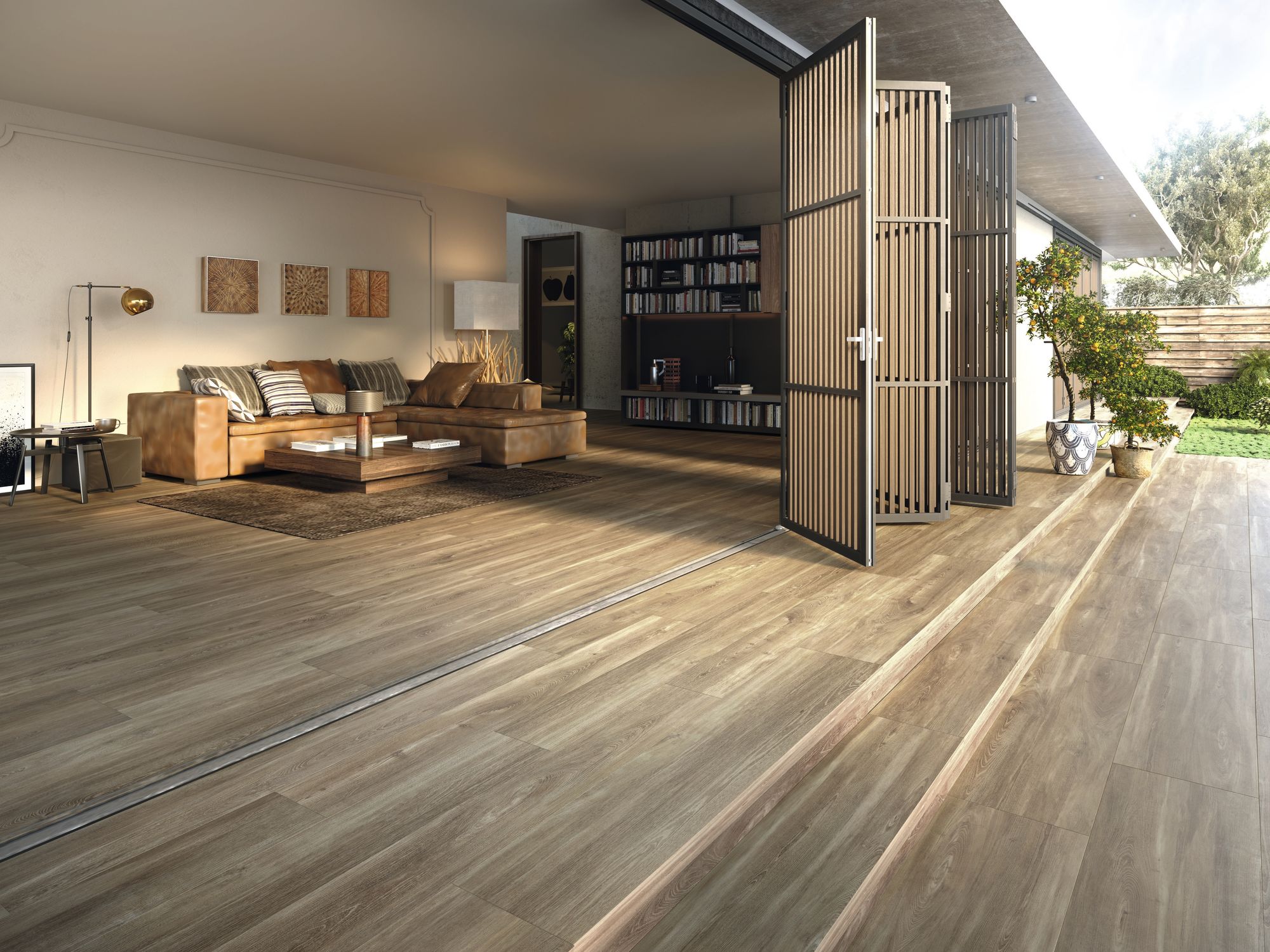 На пол Belfast Teak Rect R10 29.5x120 - фото 18