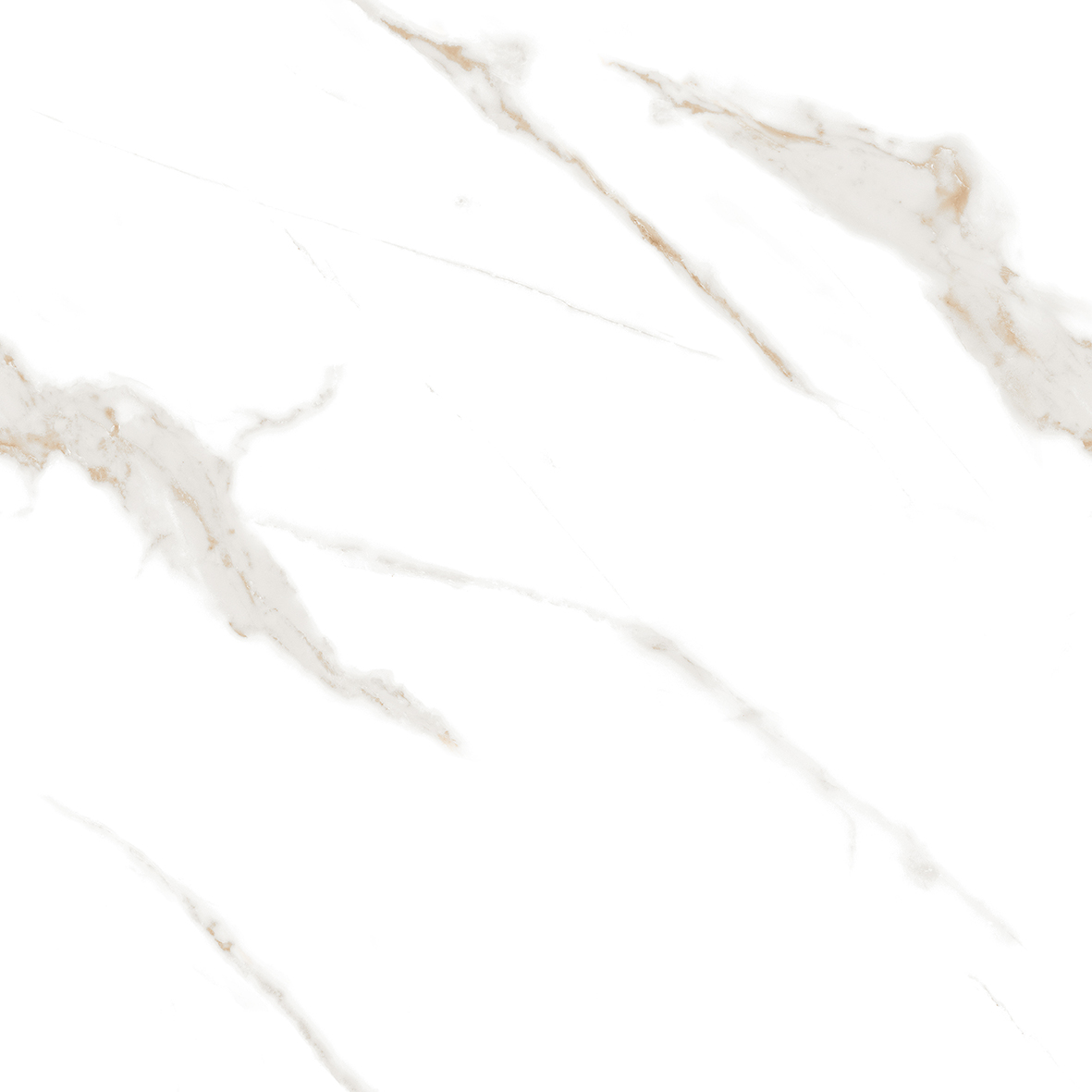 На пол Calacatta Sharp Gold Белый Полированный 80х80 - фото 7