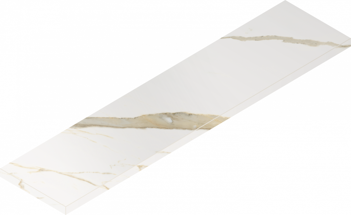 620070002606 Ступень Stellaris Calacatta Gold Scalino Angolare Sx 33x120