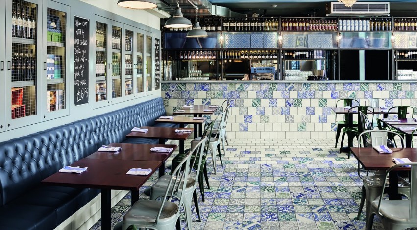 RLN0497 На пол Lisbon-Evora-Sintra Blue 16x16 - фото 7