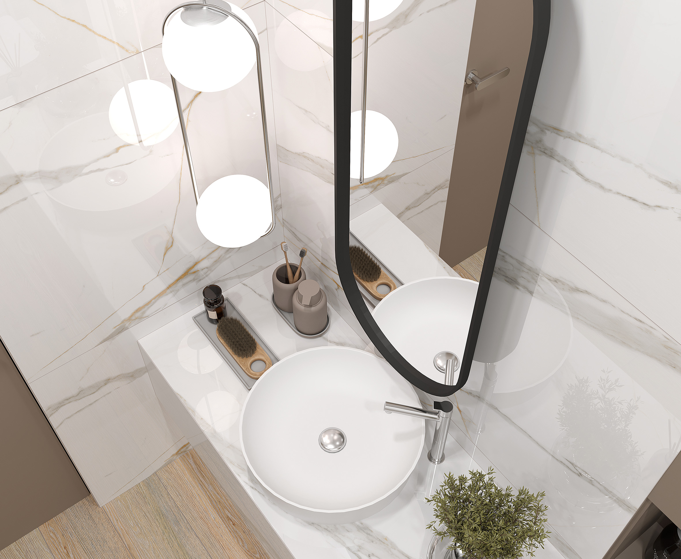 На пол Nashira 80х160 Полированный - фото 8