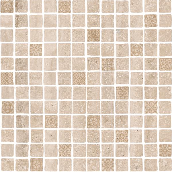 MBD002 На пол Риальто Антика 2 Мозаичный Бежевый Светлый Матовый - фото 2