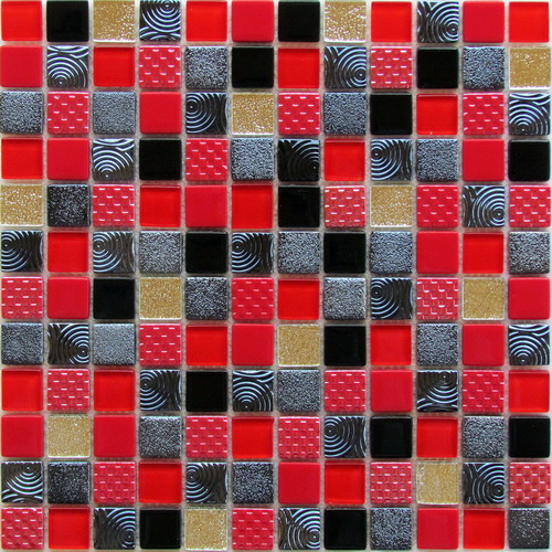 Poker 6*23*23 300*300 На пол Стеклянная мозаика Poker