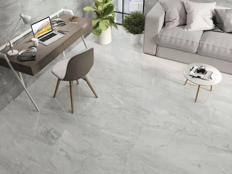 На пол Pienza Grigio Natural Rect 80x80 - фото 14