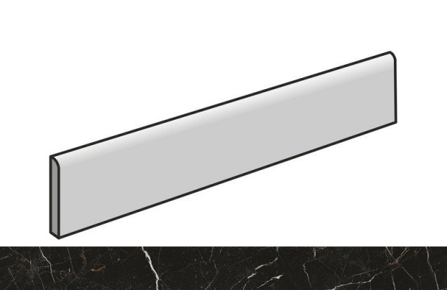 610130004654 Плинтус Allure Imperial Black Battiscopa 7.2x80