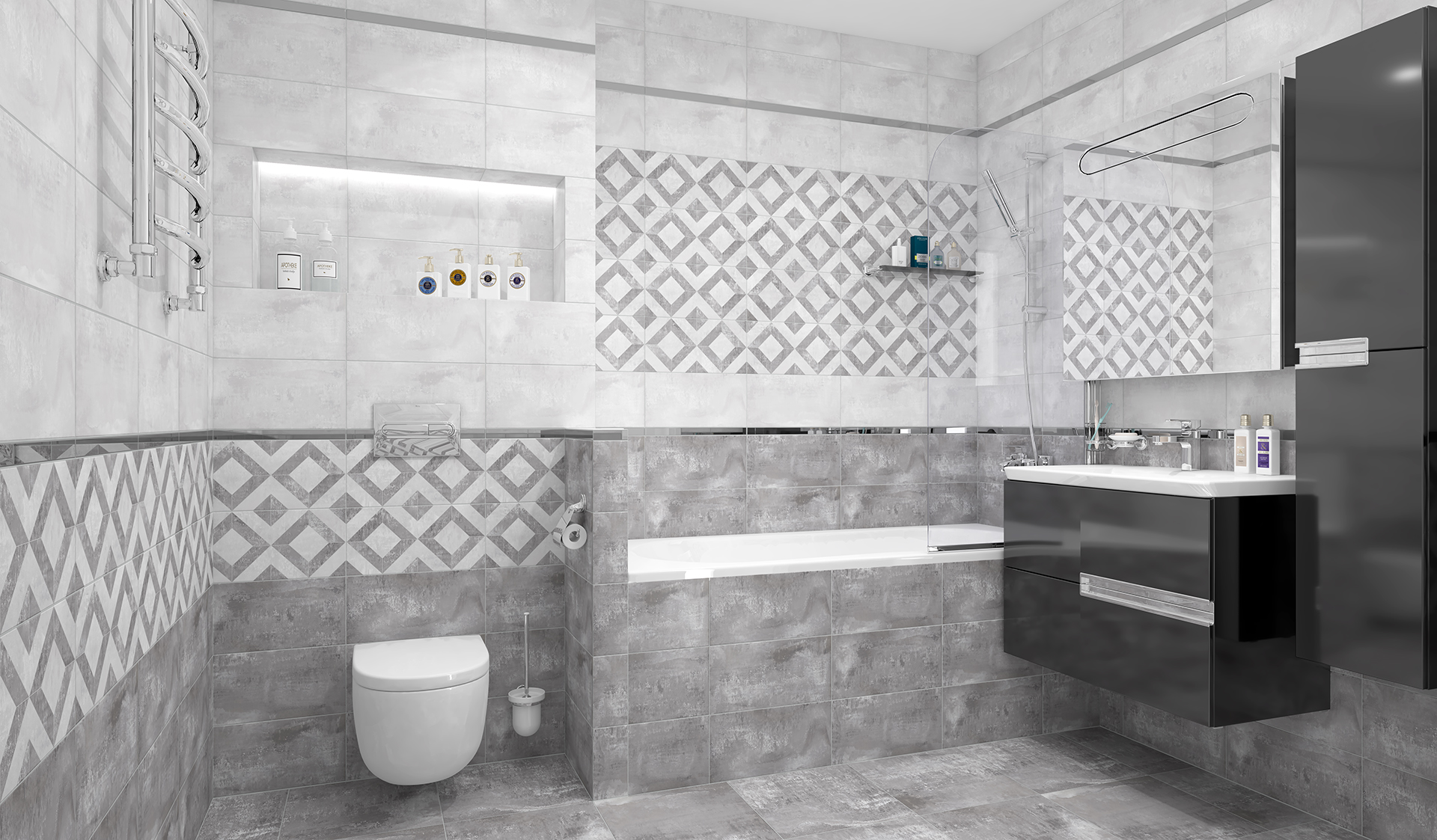 08-01-06-1338 На стену Troffi Серая - фото 3