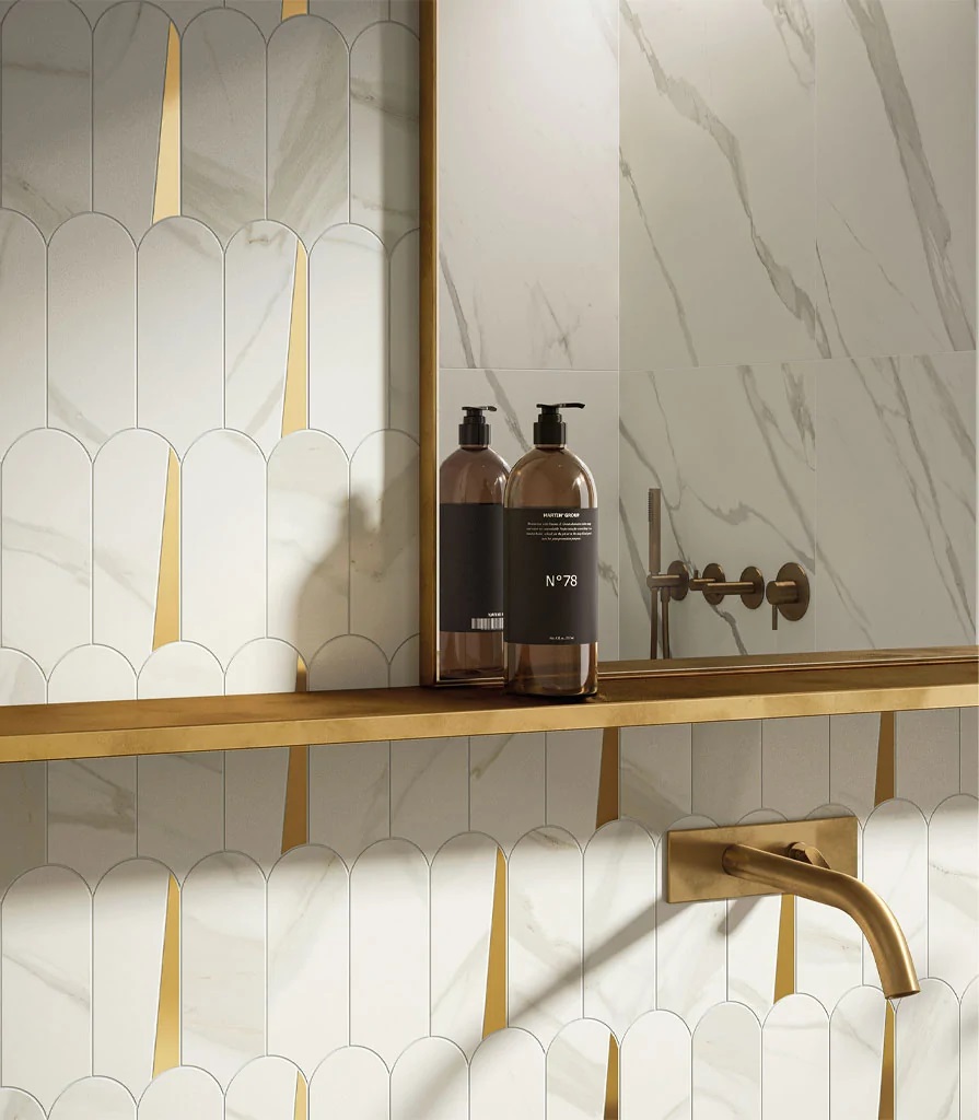 620110000156 Декор Metropolis Graphite Dark Mosaico Icon Натуральная - фото 38