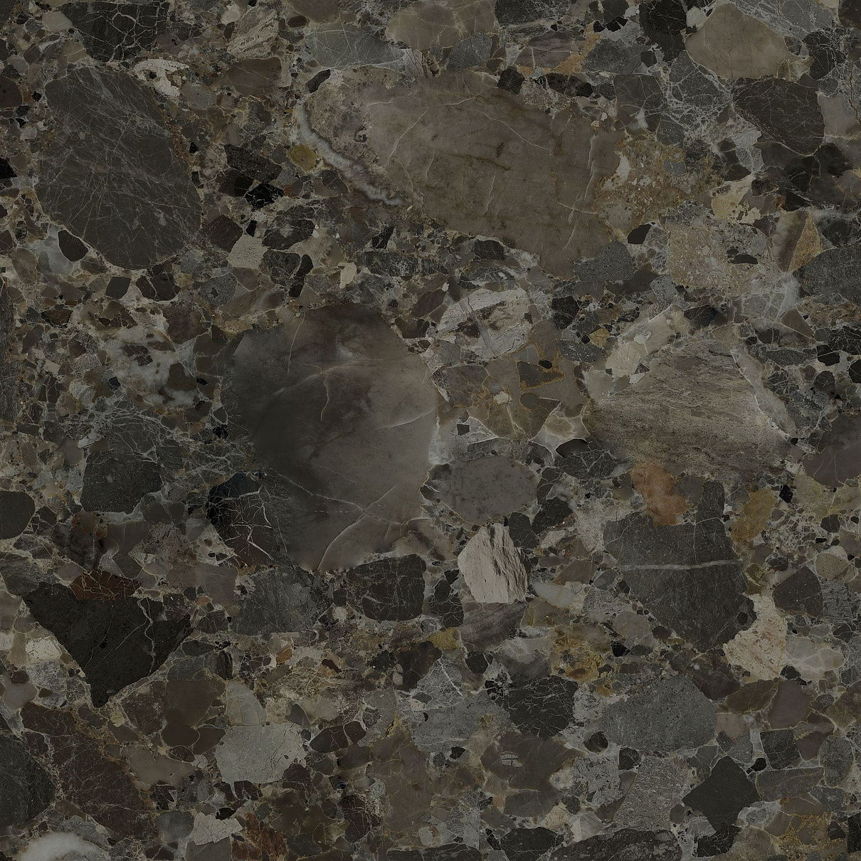 На пол Лонгфорд 5 черный 60х60 - фото 6