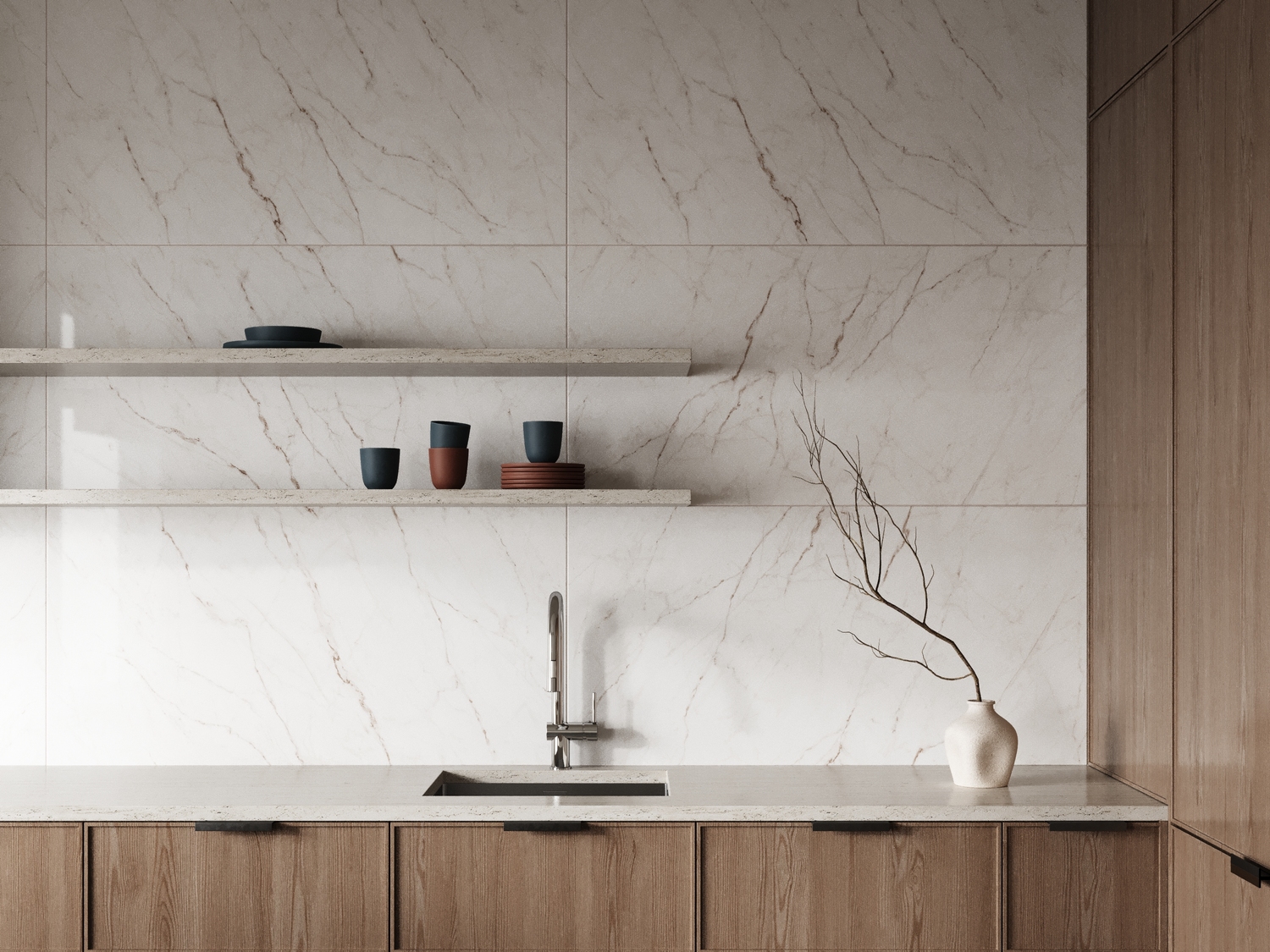 A17418 На пол Thassos Полированный белый ректификат 60x120 - фото 7