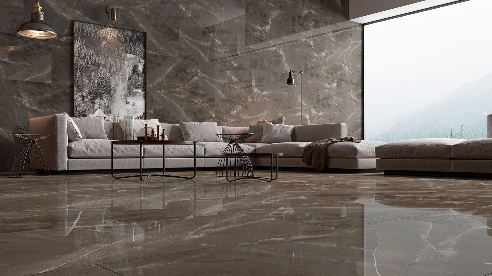 QUA0009 На пол Space Grey Full Lappato - фото 2