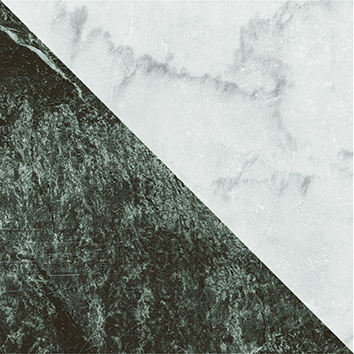 4101195 На пол Dandy Flag White Green 18.6x18.6