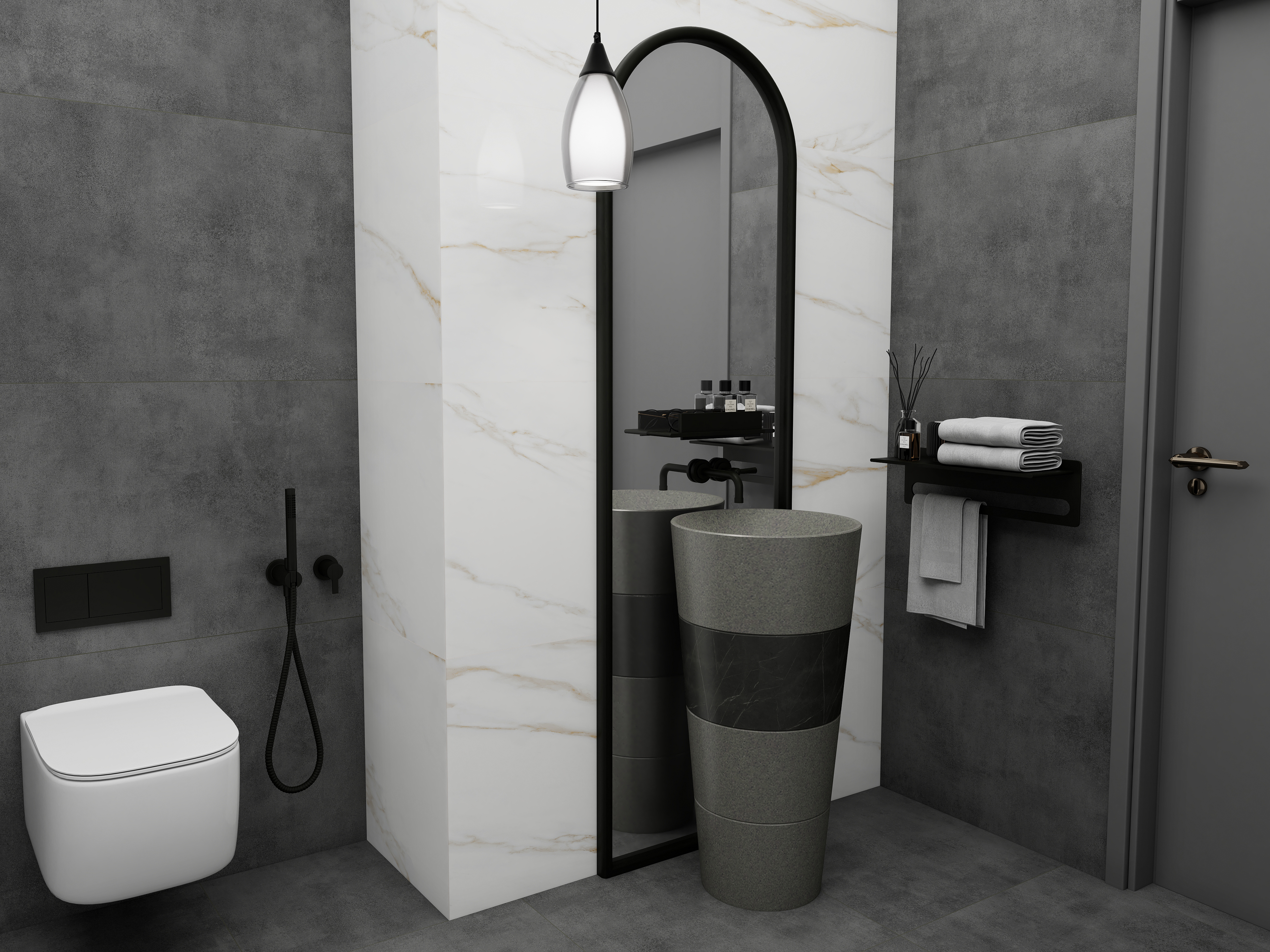 CN0L64M01 На пол Concrete Gris Matt 60x120 - фото 8