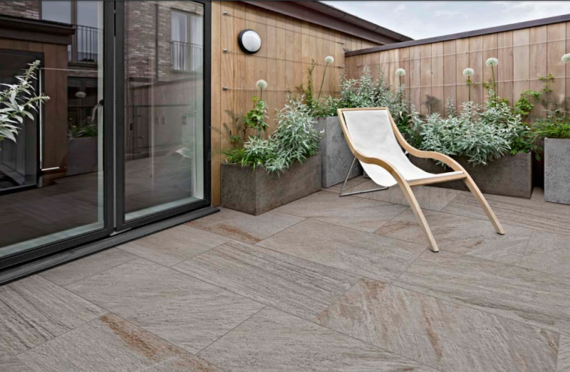 R04E На пол Realstone Quarzite Grigio rett. 60х120 - фото 13