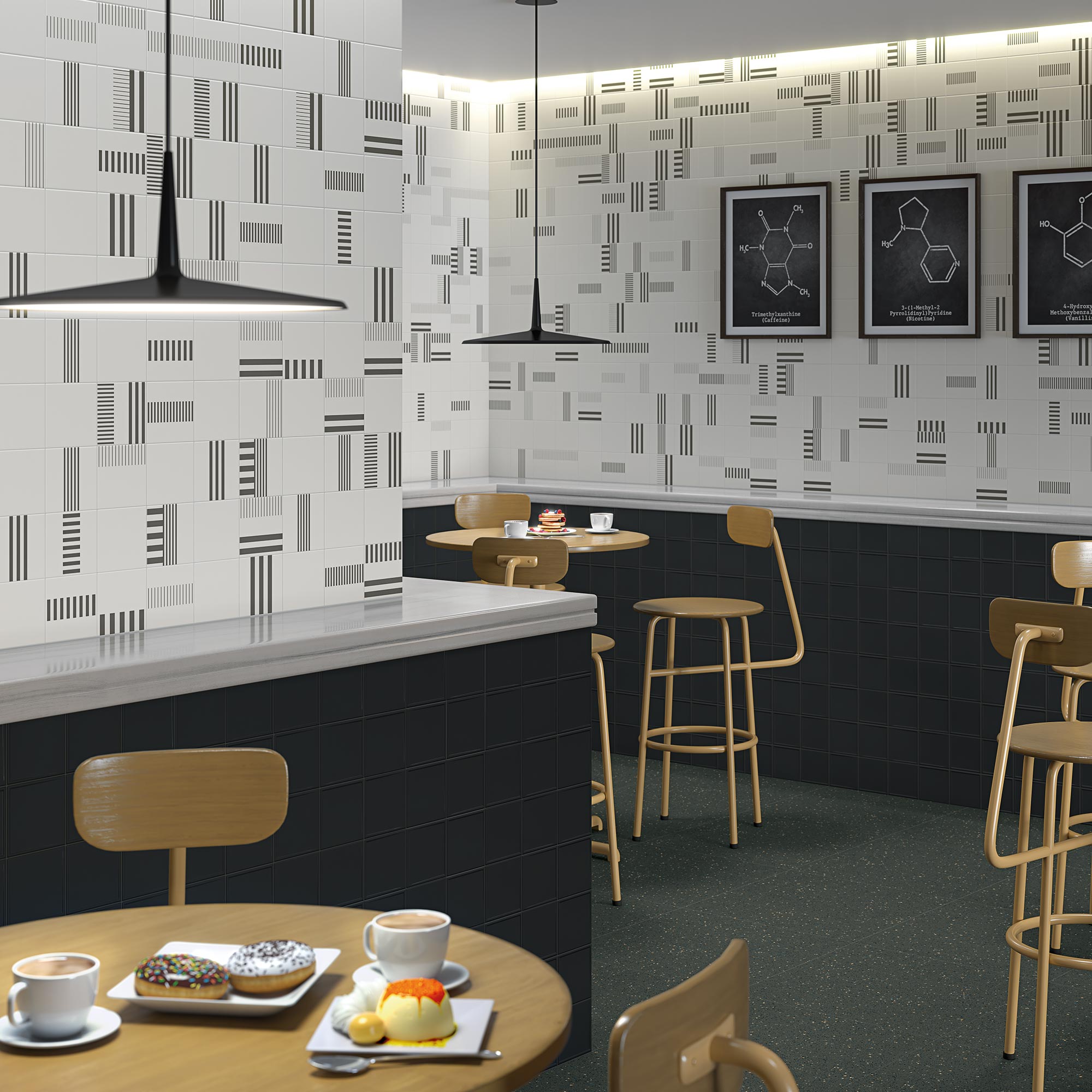 34B3 На стену Zepto Quecto Grafito 13x13 - фото 17