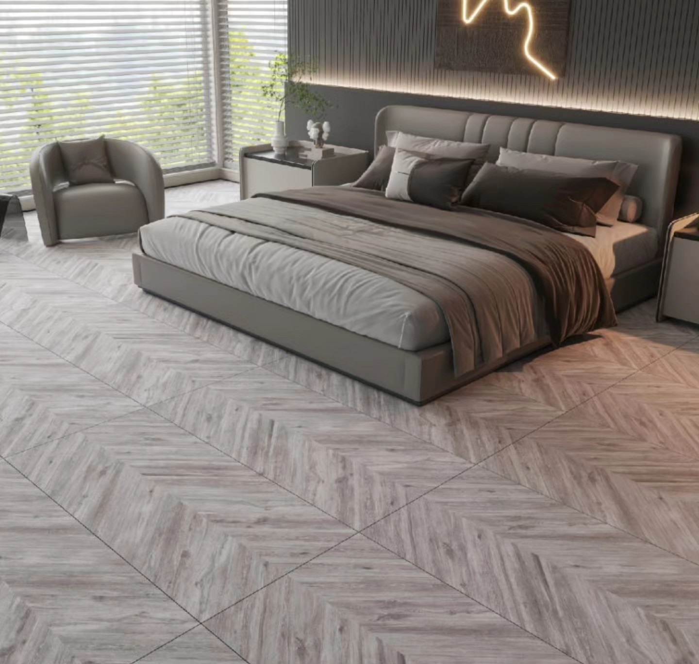 6012066 На пол Cross Wood Brown Matt 60x120 - фото 3