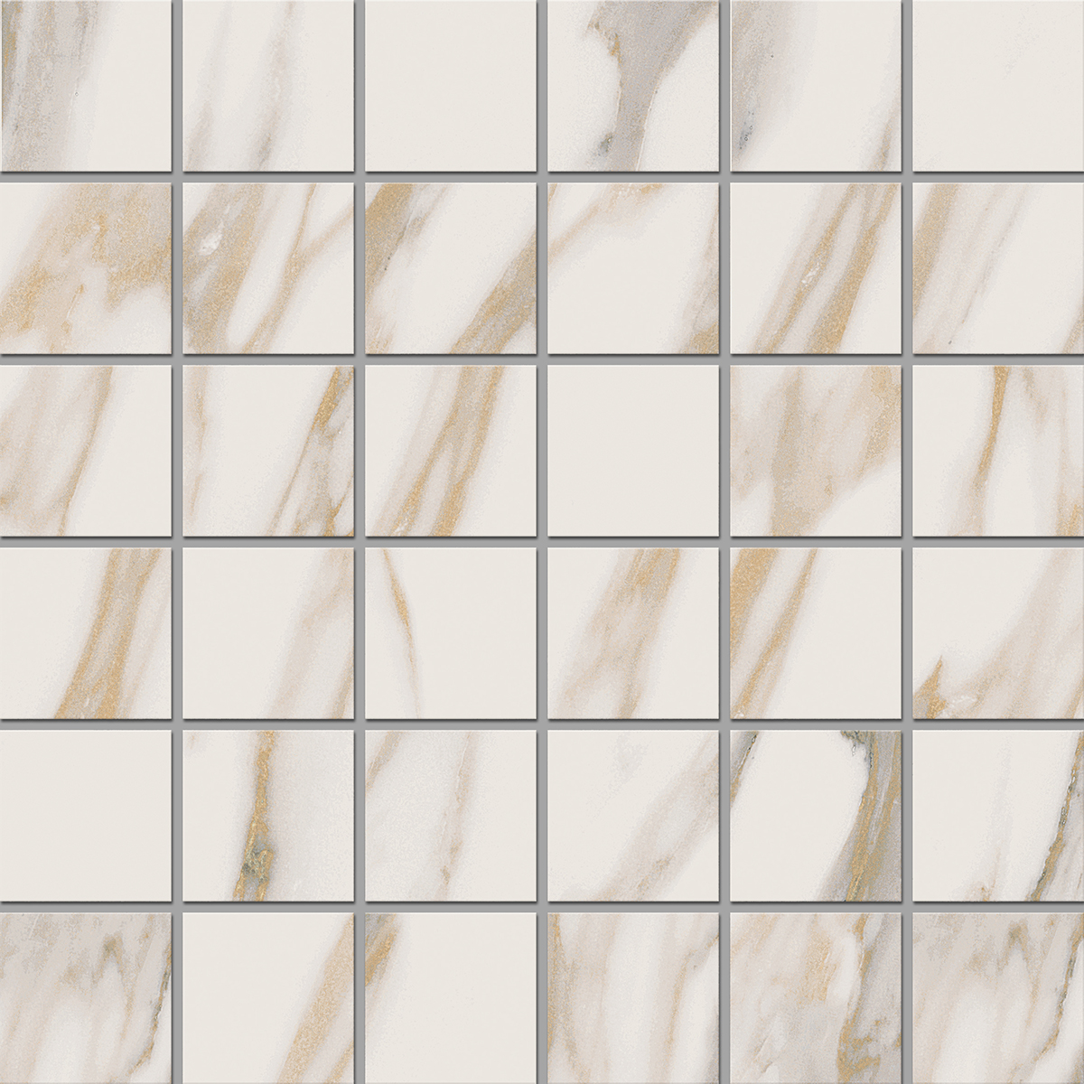 Mosaic/RM01_NS/30x30x10/5x5/ Декор Miramare RM01 White неполированный (5х5) 30x30