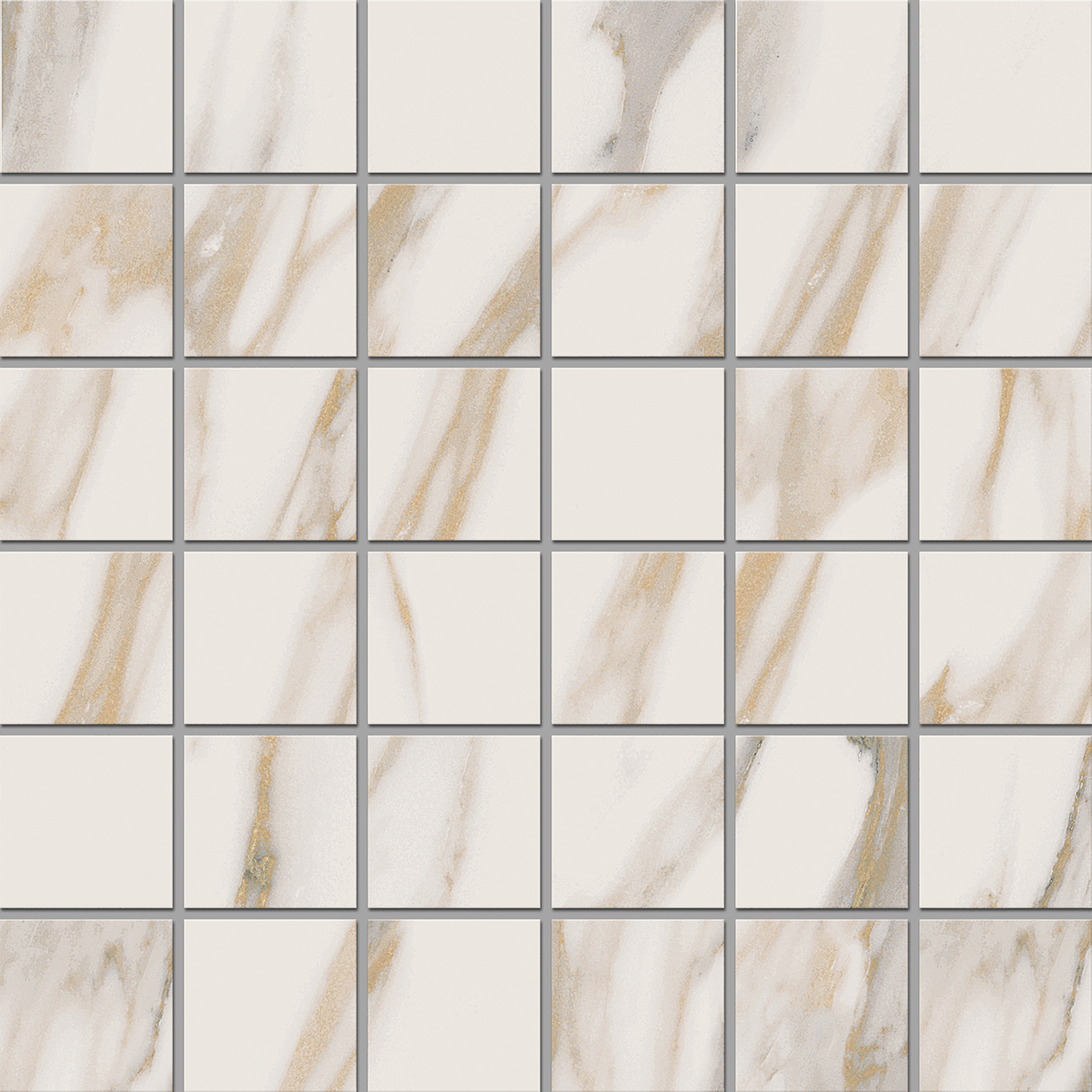 Mosaic/RM01_NS/30x30x10/5x5/ Декор Miramare RM01 White неполированный (5х5) 30x30