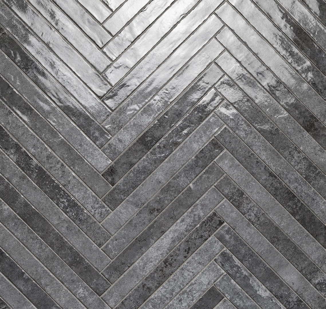 264012 На стену Kist Lux Charcoal Glossy 4.8x45 - фото 3