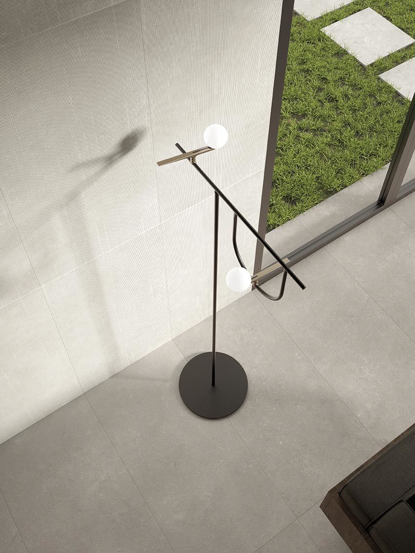 304333 На пол Serica Ivory Rett 120x120 - фото 18