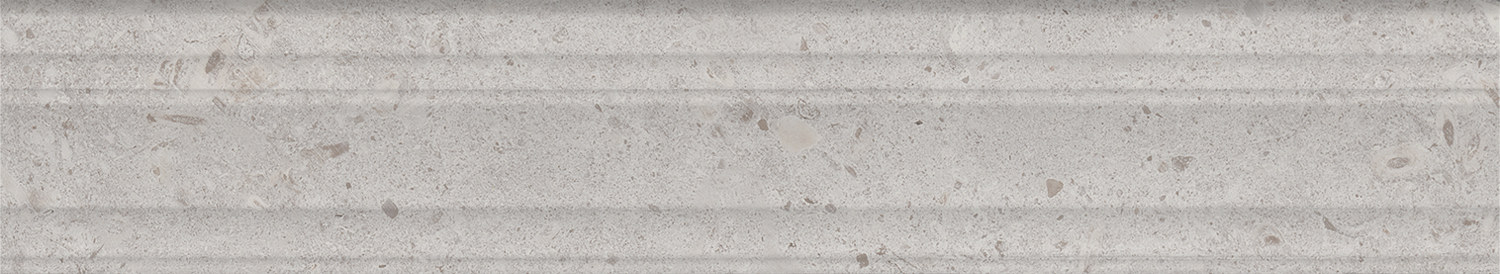 BLF010R Бордюр Риккарди Серый Светлый Матовый Структура Обрезной 40x7.3x2.7 - фото 5